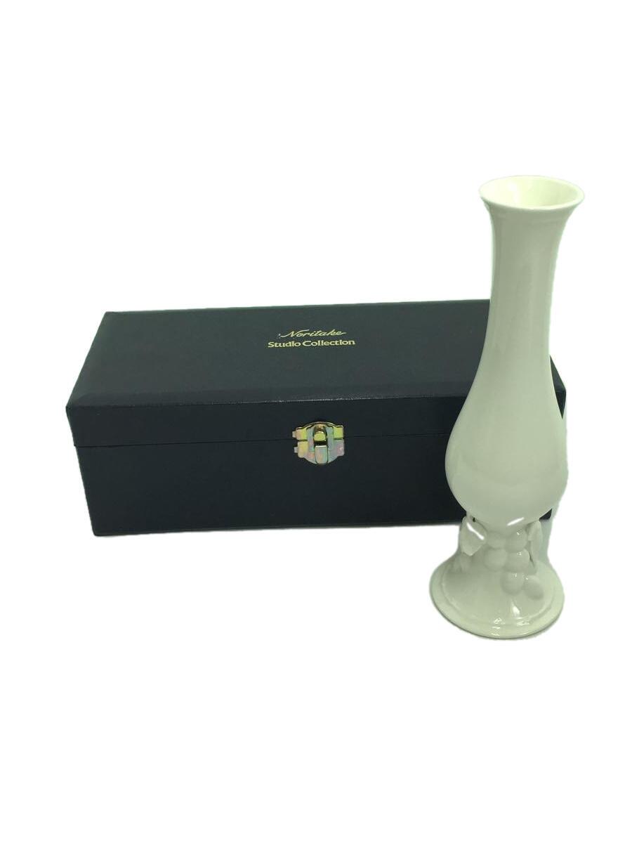 【中古】Noritake◆壷・花瓶/WHT【インテリア小物・日用雑貨】