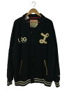 【中古】LRG◆スタジャン/XL/ウール/BLK【メンズウェア】