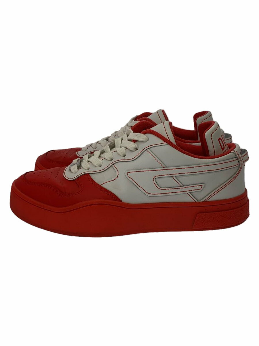 【中古】DIESEL◆ローカットスニーカー/27cm/RED/Y02962PR013【シューズ】