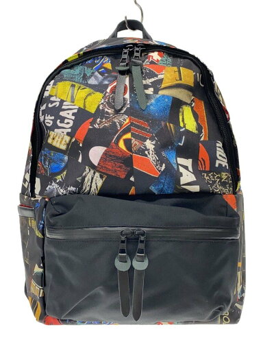 【中古】MASTERPIECE◆リュック/--/BLK/総柄/24SS/×HYPE DROP/DAYPACK exclusiv【バッグ】 【中古】MASTERPIECE◆リュック/--/BLK/総柄/24SS/×HYPE DROP/DAYPACK exclusiv【バッグ】