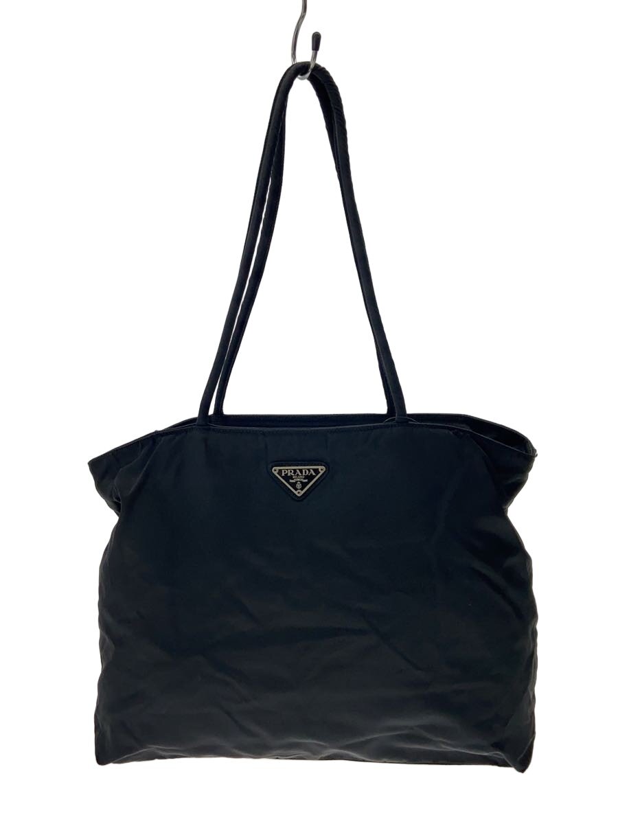 PRADA - 【中古】PRADA◆ハンドバッグ/ナイロン/BLK/無地/H2WQ87R【バッグ】