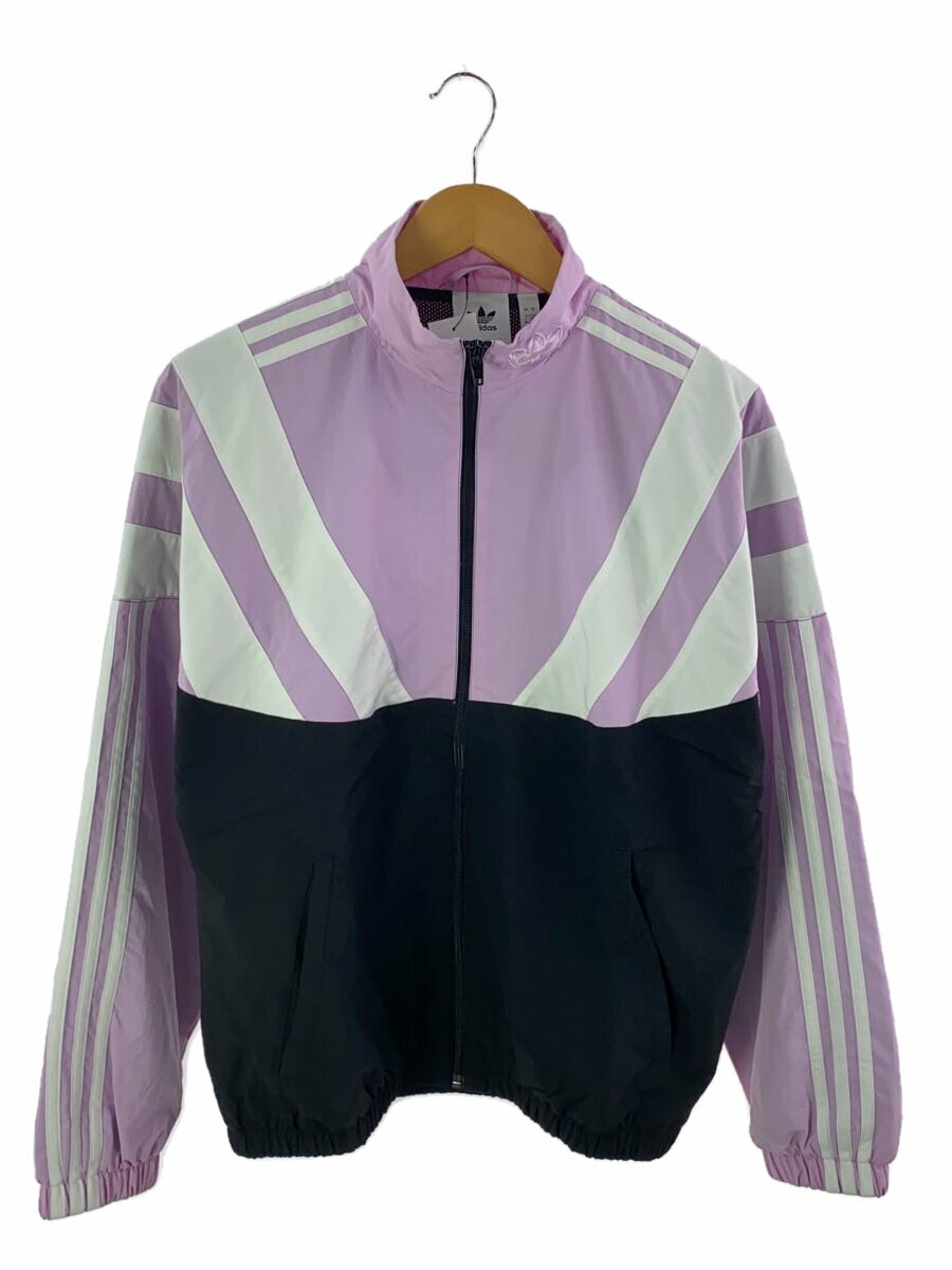 【中古】adidas◆ナイロンジャケット/M/ナイロン/パープル/EE2339【レディースウェア】