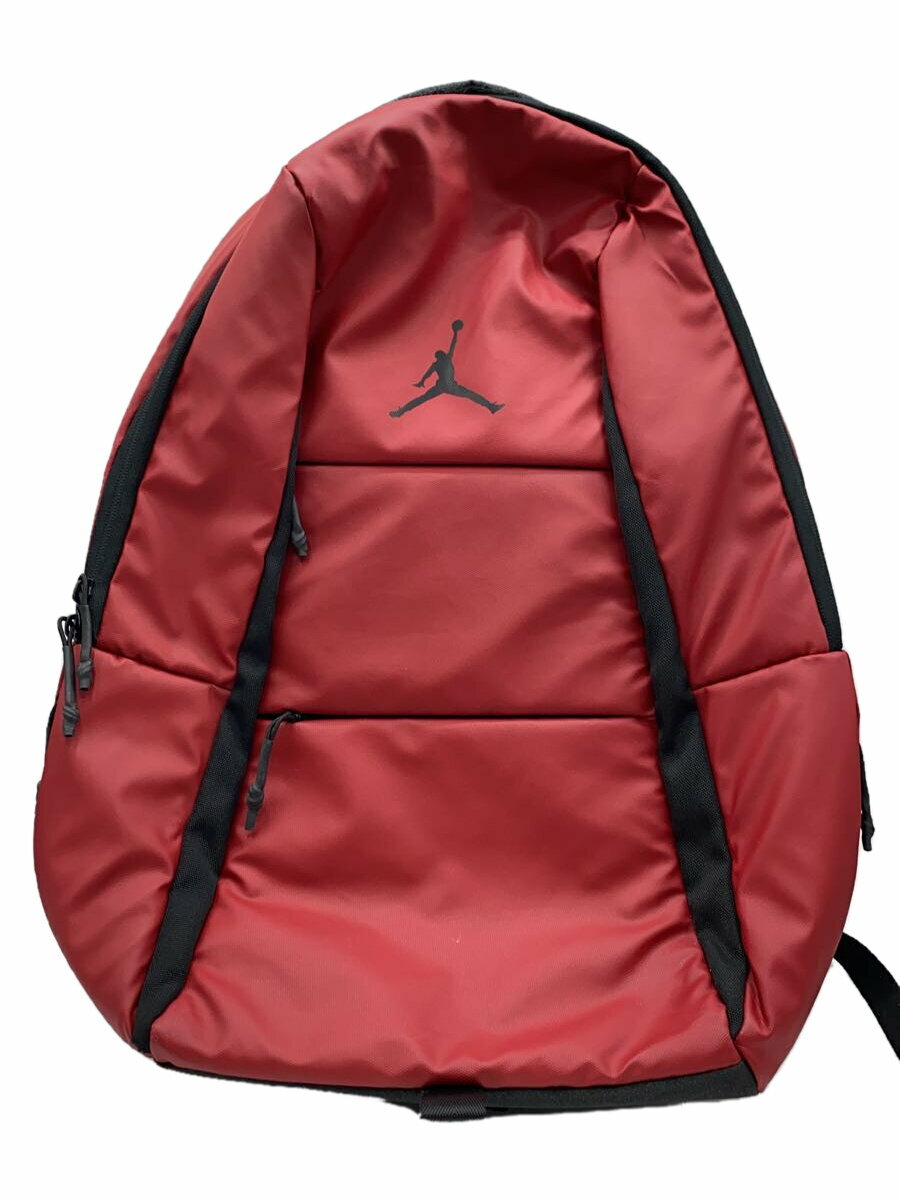 【中古】NIKE◆リュック/ナイロン/RED/無地/617845578047【バッグ】