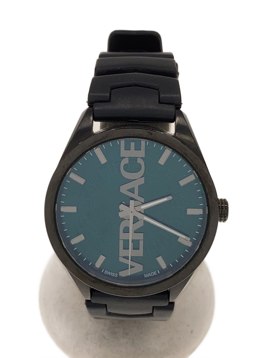 【中古】VERSACE◆クォーツ腕時計/アナログ【服飾雑貨他】