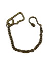 【中古】hobo◆Brass Carabiner Key Ring with Chain/ウォレットチェーン/ゴールド【服飾雑貨他】