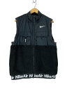 【中古】NIKE◆フリースベスト/L/ポリエステル/BLK/無地/DM1241-010【メンズウェア】
