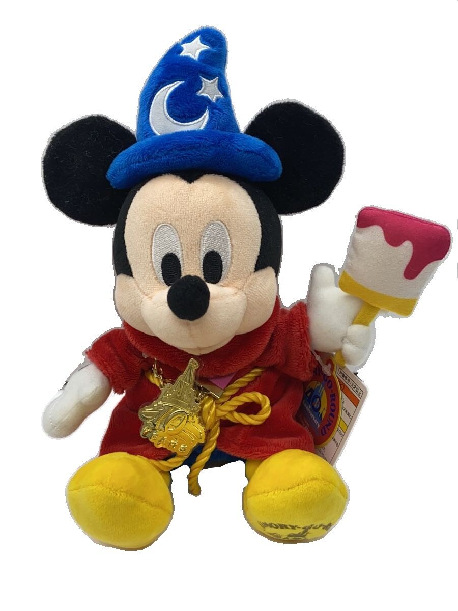 【中古】Disney◆東京ディズニーランド/40th/ミッキー/ぬいぐるみ/ファンタジア/1983年復刻/【キッズ】