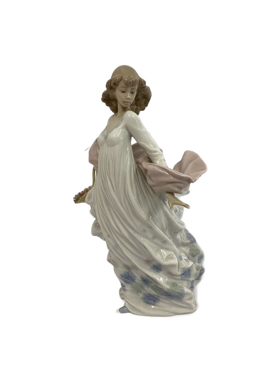 【中古】Lladro◆春の輝き/5898/陶器/スタチュー/釉薬/パステル/ミルク/花/置物【インテリア小物・日用..