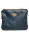【中古】VALENTINO GARAVANI◆セカンドバッグ/--/BLK【バッグ】