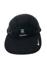 【中古】NIKE◆キャップ/FREE/ポリエステル/BLK/無地/メンズ【服飾雑貨他】