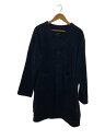 【中古】Engineered Garments◆カーディガン(厚手)/M/ポリエステル/ブラック【メンズウェア】