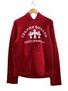 【中古】CHROME HEARTS◆パーカー/M/カシミア/RED//【メンズウェア】