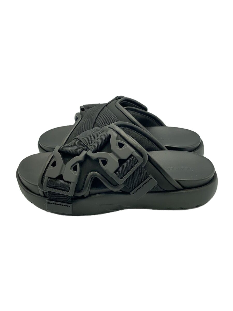 Holly'S Sole - 【中古】BOTTEGA VENETA◆SNAP SLIDE SANDAL/サンダル/40/BLK【シューズ】