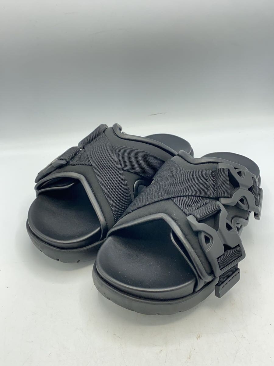 2nd STREET 楽天市場店の【中古】BOTTEGA VENETA◆SNAP SLIDE SANDAL/サンダル/40/BLK【シューズ】｜アングル2