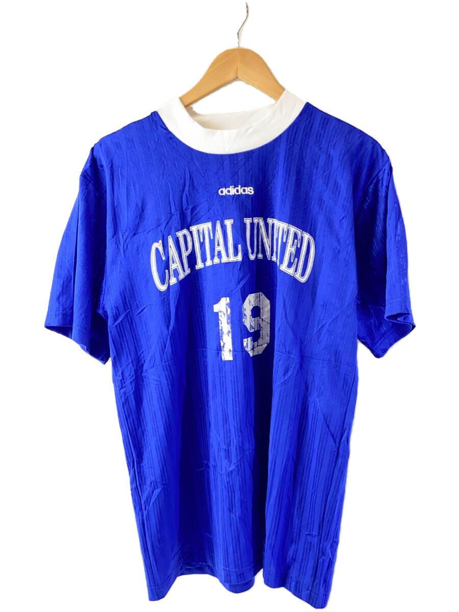 【中古】adidas◆スポーツウェアー/M/BLU/CAPITAL UNITED【スポーツ】