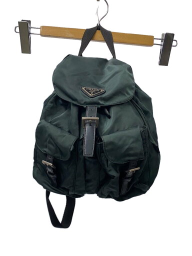 【中古】PRADA◆リュック/ナイロン/KHK【バッグ】 【中古】PRADA◆リュック/ナイロン/KHK【バッグ】