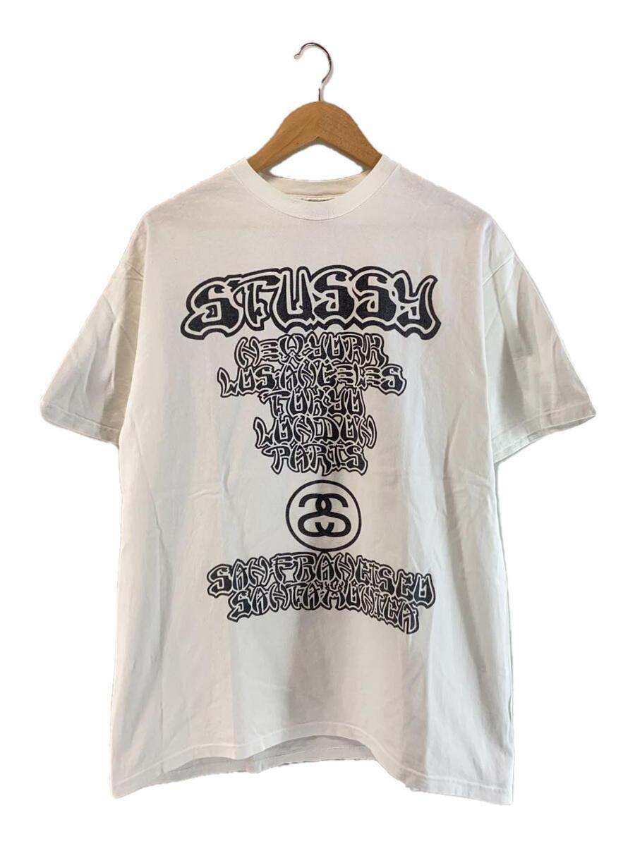 【中古】STUSSY◆00s/Tシャツ/L/コット