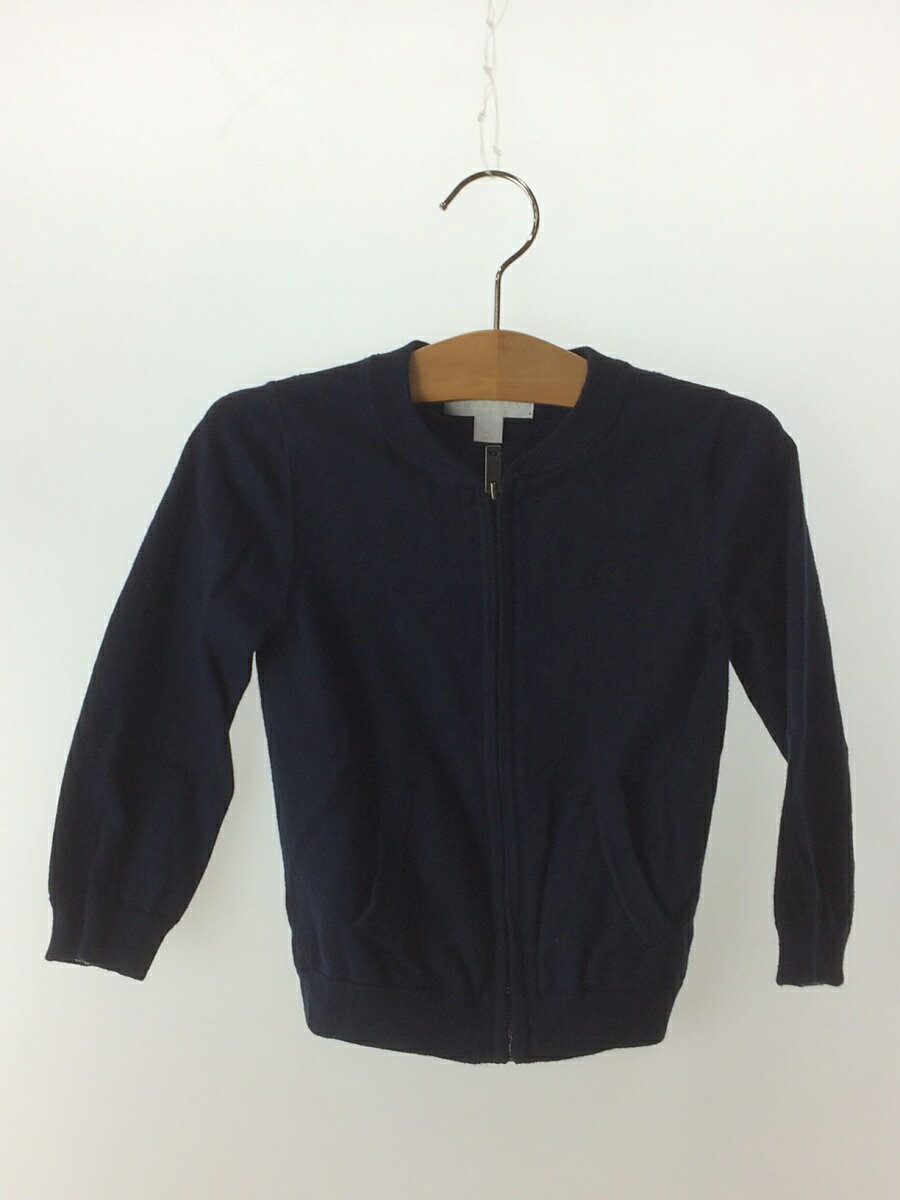 【中古】BURBERRY CHILDREN◆カーディガン/98cm/コットン/NVY【キッズ】