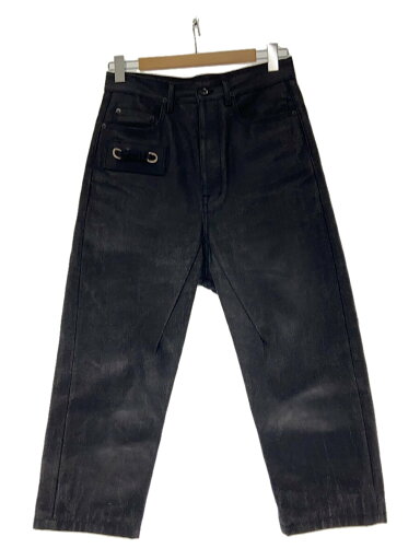 【中古】Rick Owens◆ストレートパンツ/29/デニム/BLK/RR17F8303-BKP//【メンズウェア】 【中古】Rick Owens◆ストレートパンツ/29/デニム/BLK/RR17F8303-BKP//【メンズウェア】