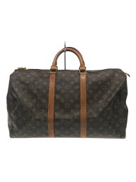 【中古】LOUIS VUITTON◆キーポル50_モノグラム_BRW/PVC/BRW【バッグ】