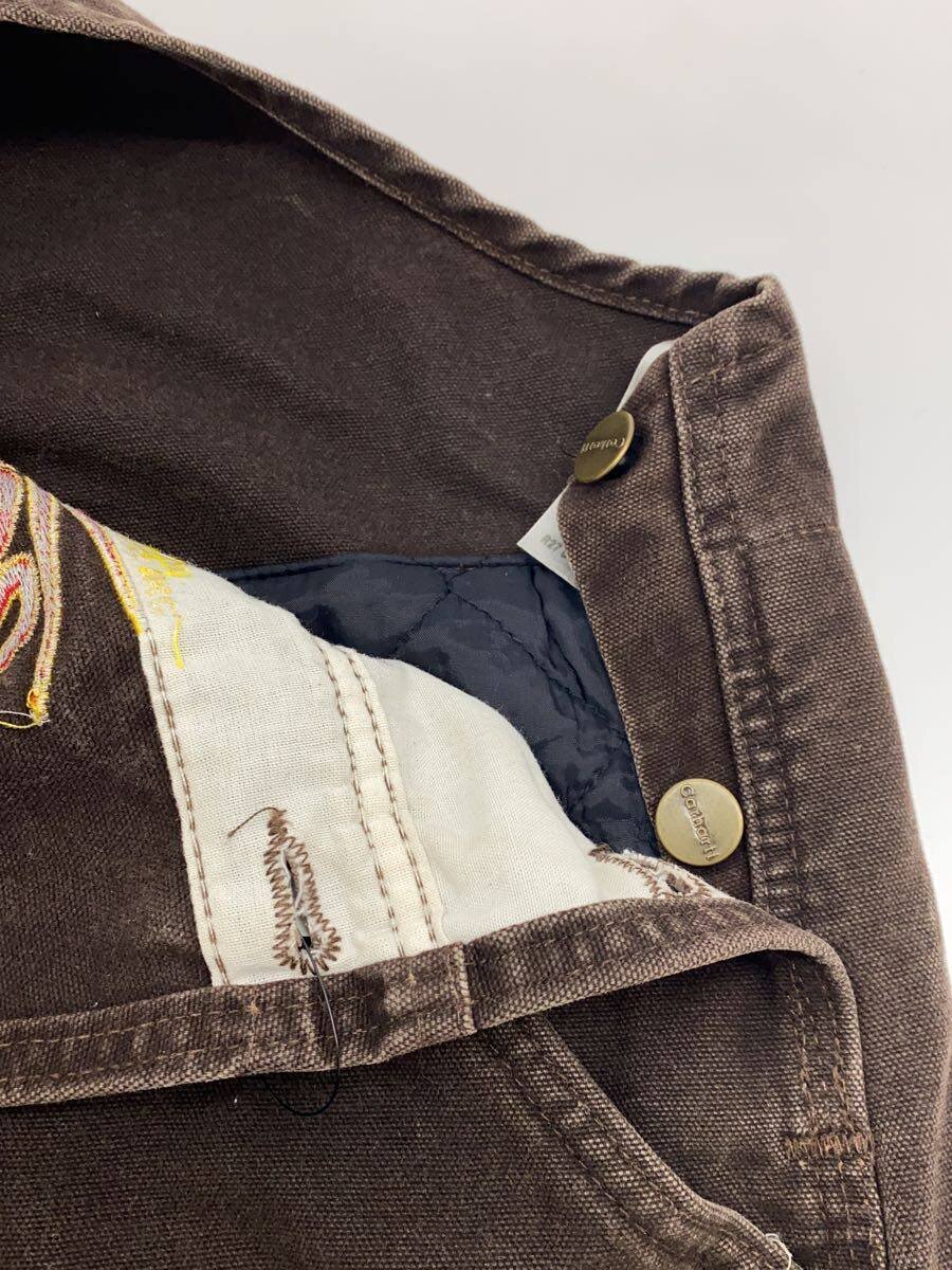 【中古】Carhartt◆VASU/ダック地/企業/オーバーオール/36/コットン/BRW/r27 dkb【メンズウェア】
