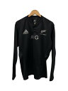 【中古】adidas◆スポーツウェアー/L/BLK【スポーツ】