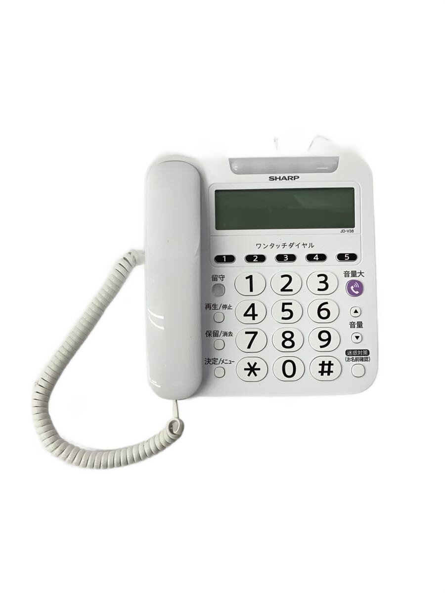 【中古】SHARP◆電話機 JD-V38CL【家電・ビジュアル・オーディオ】