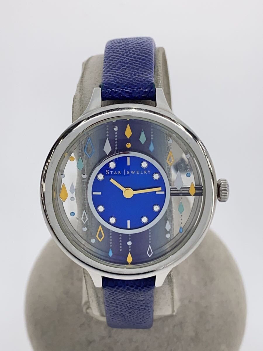 John Harrison - 【中古】STAR JEWELRY◆summer rain/クォーツ腕時計/アナログ/--/BLU/NVY【服飾雑貨他】