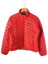 【中古】patagonia◆ダウンジャケット/S/ポリエステル/RED/84682FA12【メンズウ ...