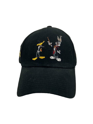 【中古】NEW ERA◆WARNER BROTHERS 100周年/キャップ/FREE/コットン/BLK/メンズ【服飾雑貨他】 【中古】NEW ERA◆WARNER BROTHERS 100周年/キャップ/FREE/コットン/BLK/メンズ【服飾雑貨他】