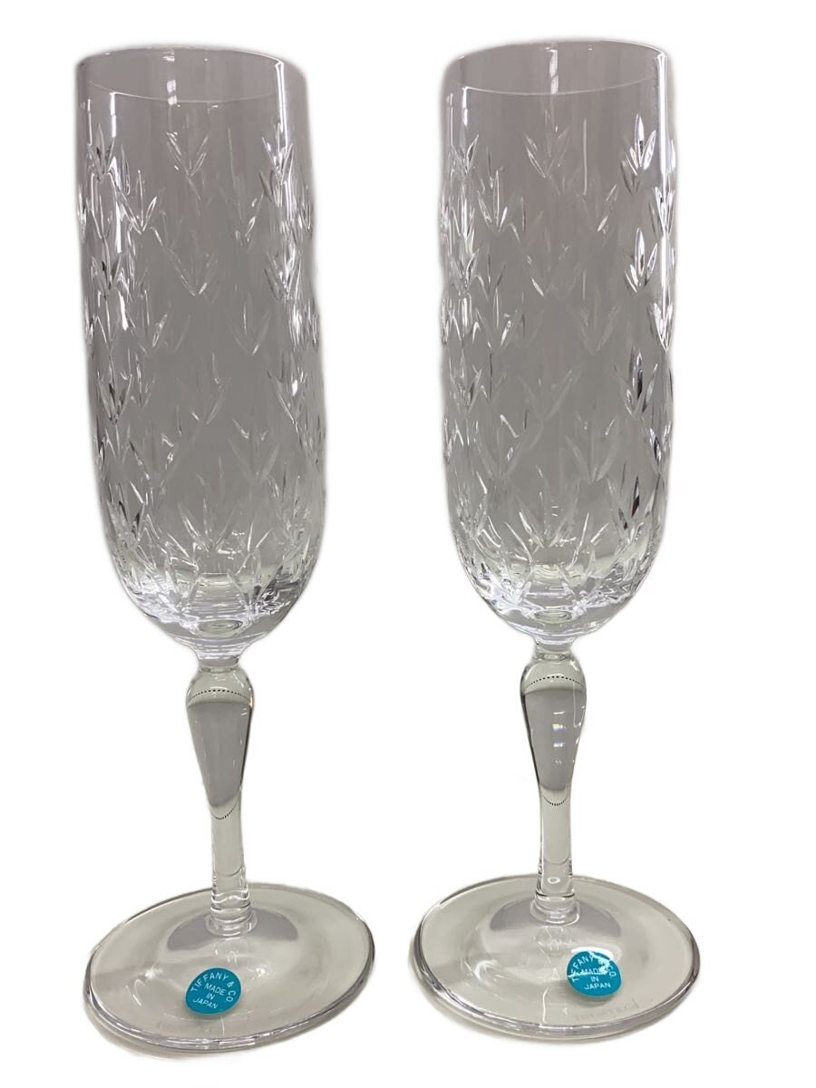 【中古】TIFFANY&Co.◆グラス/2点セット/CLR/ワイングラス【キッチン用品】