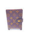 【中古】LOUIS VUITTON◆アジェンダPM_モノグラム_BRW/PVC/BRW/レディース【服飾雑貨他】