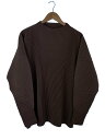 【中古】HOMME PLISSE ISSEY MIYAKE◆トップス/3/ポリエステル/ブラウン/hp43jk122【メンズウェア】