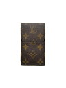 【中古】LOUIS VUITTON◆エテュイ・シガレット_モノグラム・キャンバス_BRW/--/BRW/総柄/メンズ【服飾雑貨他】