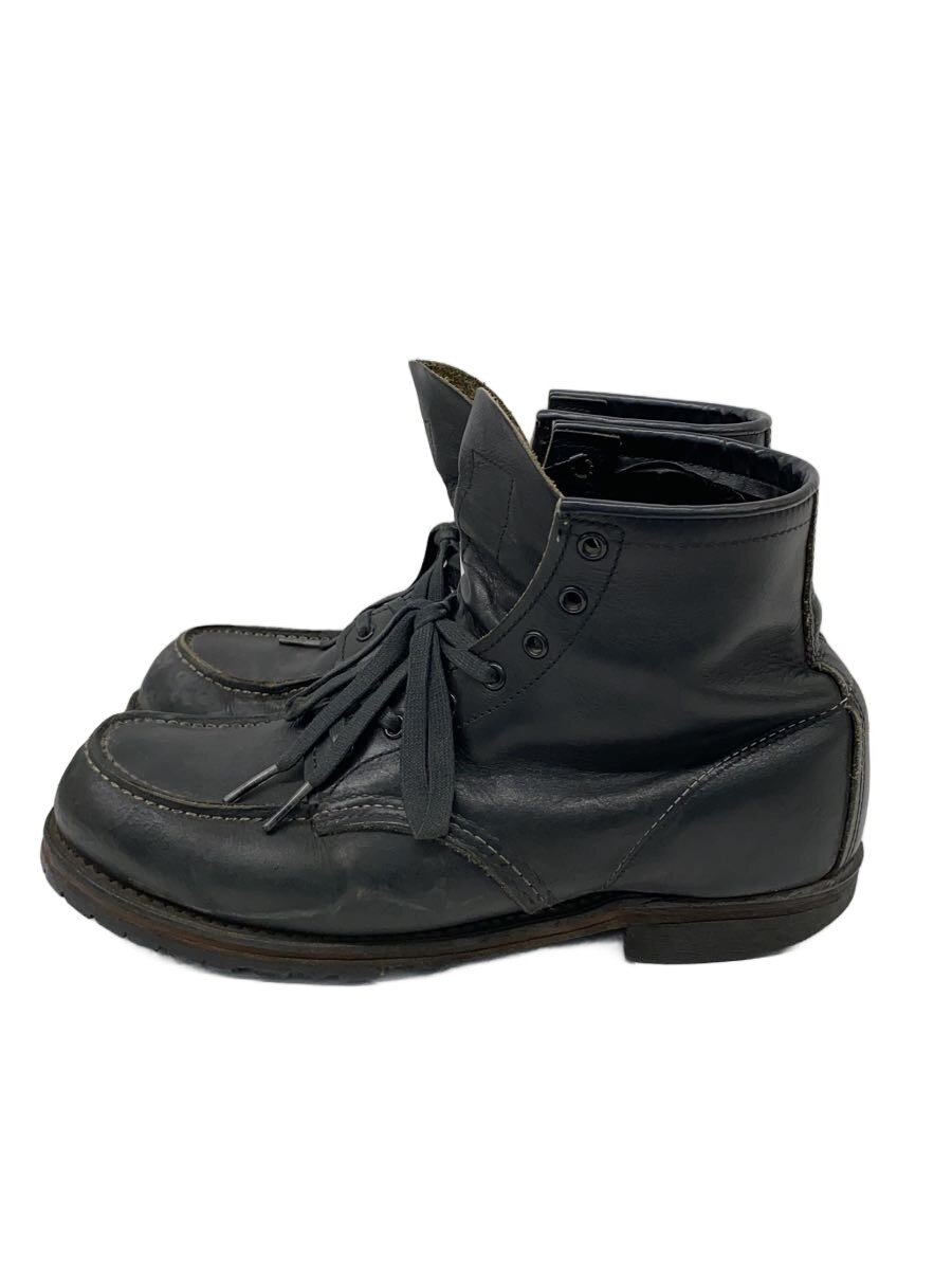 【中古】RED WING◆レースアップブーツ・ベックマンモックトゥ/26.5cm/BLK【シューズ】