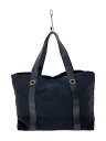 【中古】BVLGARI◆ロゴマニア/トートバッグ/キャンバス/BLK/総柄//【バッグ】