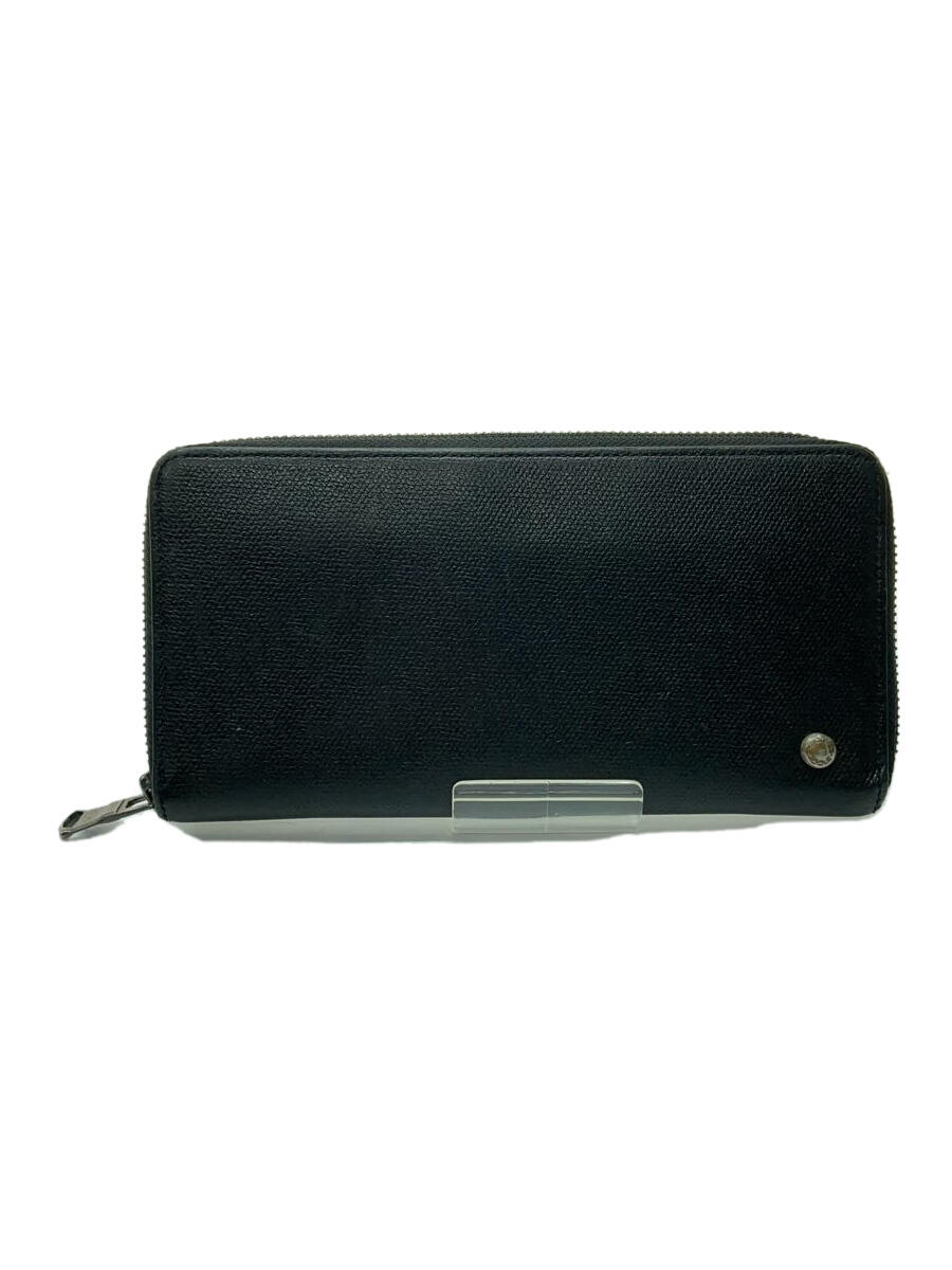 【中古】SOMES SADDLE◆長財布/レザー/BLK/メンズ/OX-01【服飾雑貨他】