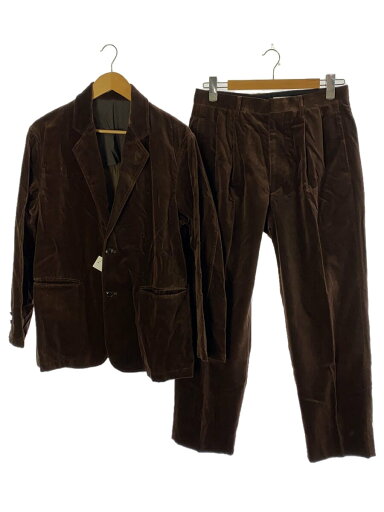 【中古】221 VILLAGE/セットアップ/2/ベロア/BRW/23FJK-VEX03SA/23FPT-VEX04SA【メンズウェア】 【中古】221 VILLAGE/セットアップ/2/ベロア/BRW/23FJK-VEX03SA/23FPT-VEX04SA【メンズウェア】