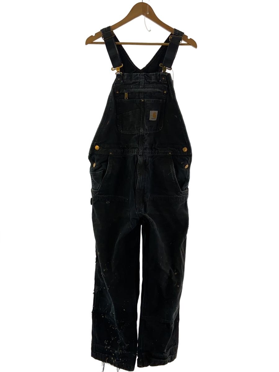 【中古】Carhartt◆オーバーオール/36/コットン/BLK/102776-001【メンズウェア】