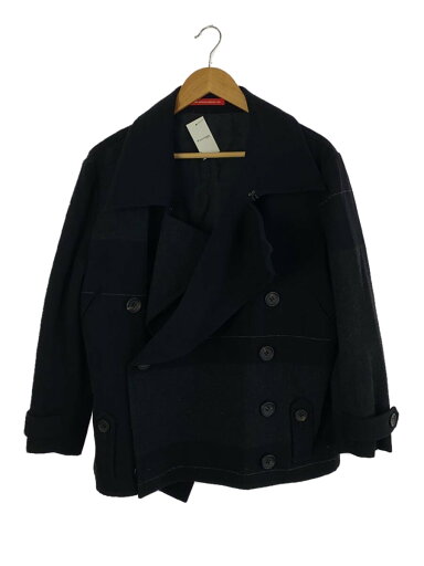 【中古】Y’s Red Label◆ピーコート/2/ウール/BLK/RE-C53-145【メンズウェア】 【中古】Y’s Red Label◆ピーコート/2/ウール/BLK/RE-C53-145【メンズウェア】