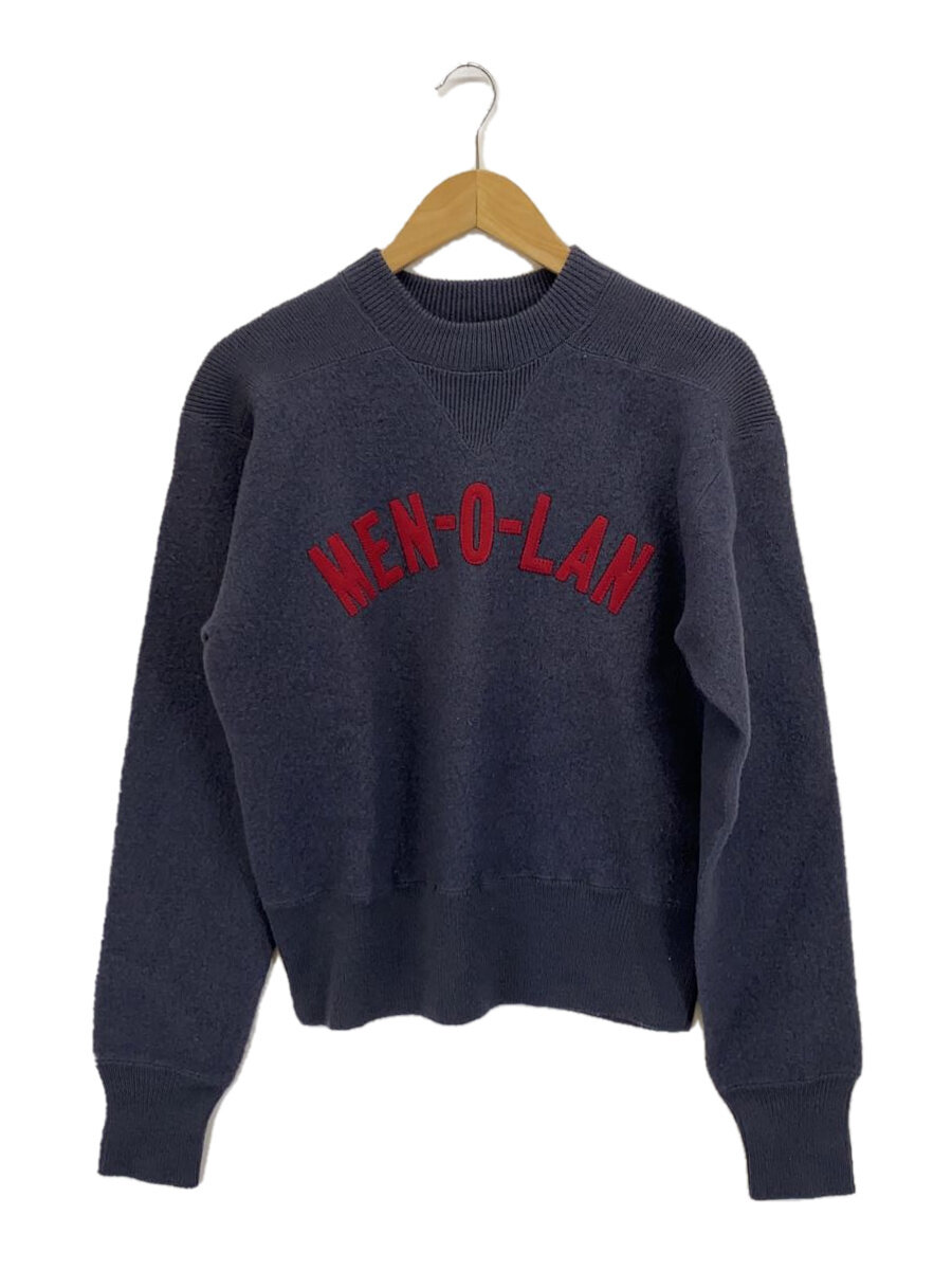 【中古】CUSHMAN◆ニット・セーター(厚手)/3/ウール/GRY/無地/27905【メンズウェア】