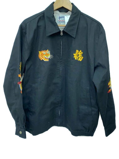 【中古】HOUSTON◆ジャケット/XL/コットン/BLK/51350【メンズウェア】 【中古】HOUSTON◆ジャケット/XL/コットン/BLK/51350【メンズウェア】