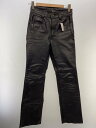 【中古】Schott◆ボトム/28/牛革/BLK【レディースウェア】