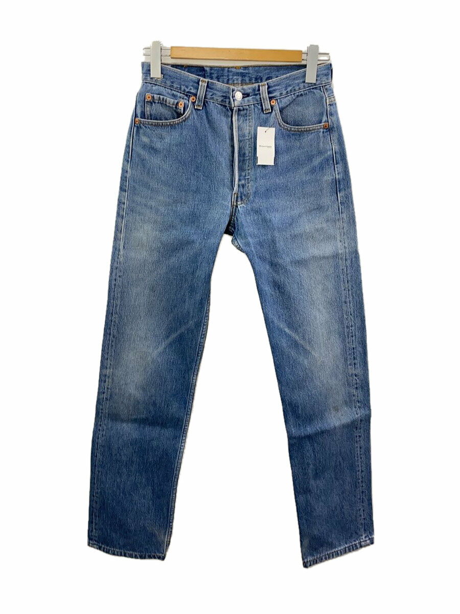 【中古】Levi’s◆501/90s/ストレートパンツ/31/デニム/IDG/501-0117/裏ボタン552【メンズウェア】