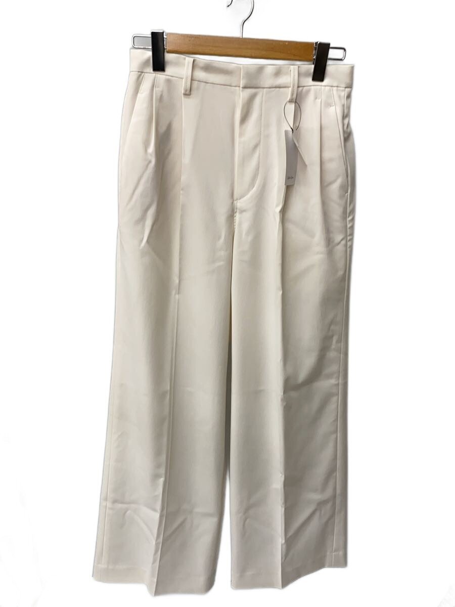 【中古】Spick&Span◆ボトム/40/ポリエステル/WHT//【レディースウェア】