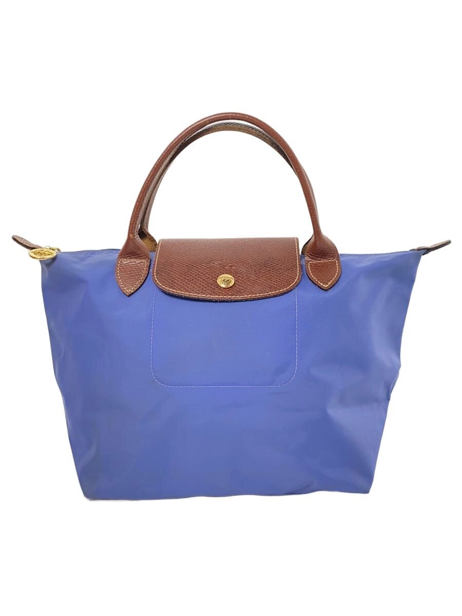 LONGCHAMP◆ル・プリアージュ/Le Pliage/角スレ/BLU/無地/L1621089B40