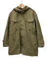 【中古】FRENCH MILITARY◆モッズコート/--/--/GRN/無地/フィールドパーカー/ライナー付き【メンズウェア】(4)