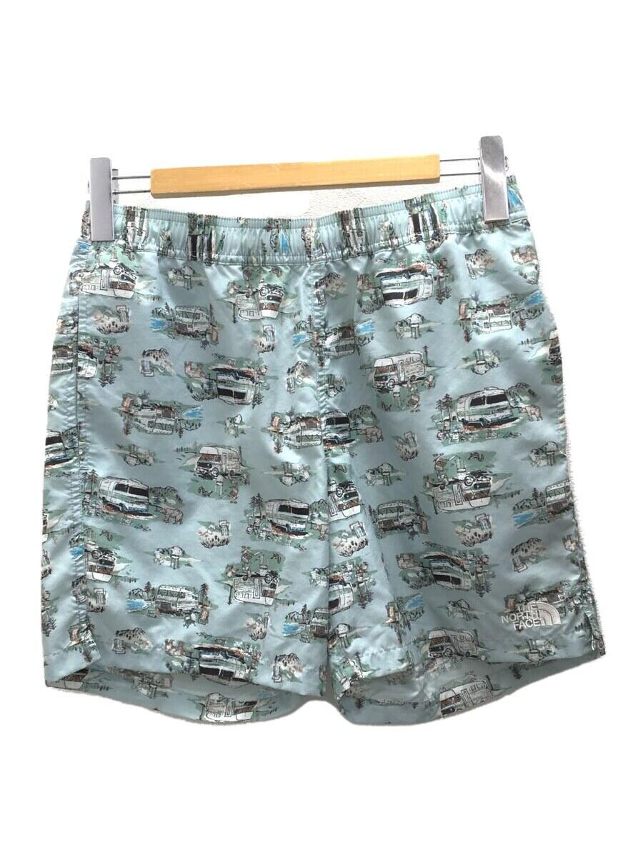 【中古】THE NORTH FACE◆NOVELTY VERSATILE SHORT_ノベルティバーサタイルショーツ/L/ナイロン/GRN/総柄//【メンズウェア】