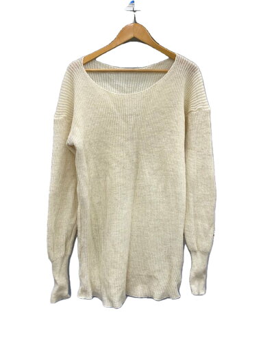 【中古】長袖ワンピース/--/ウール/CRM/無地【レディースウェア】 【中古】長袖ワンピース/--/ウール/CRM/無地【レディースウェア】
