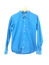 【中古】L.L.Bean◆長袖シャツ/XL/コットン/BLU/無地/Since 1912※シミ有【メンズウェア】